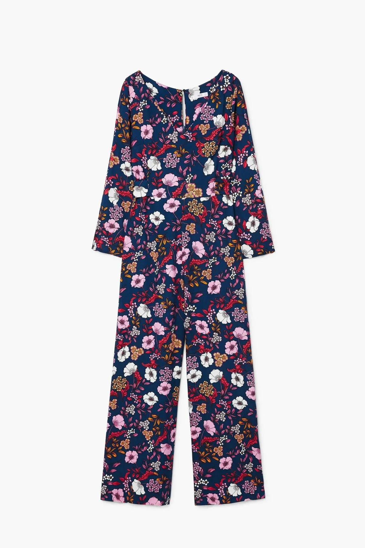 16164 Blue Floral Jumpsuit
