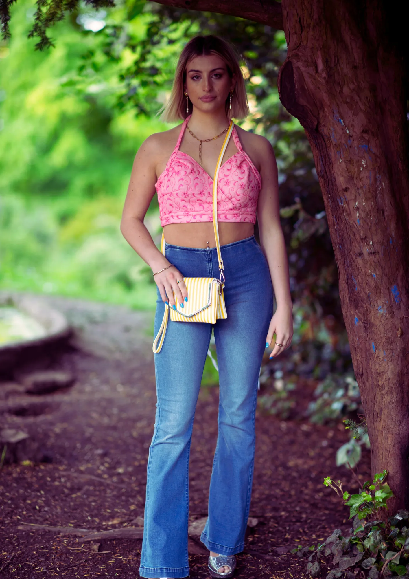 1960's Pink Festival Top