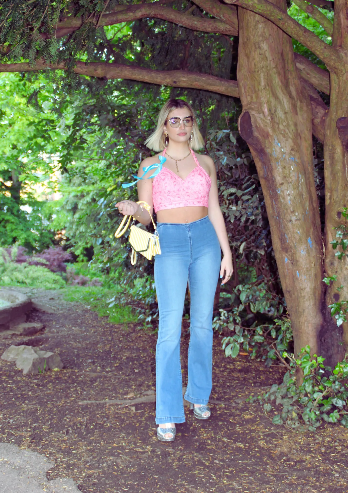 1960's Pink Festival Top