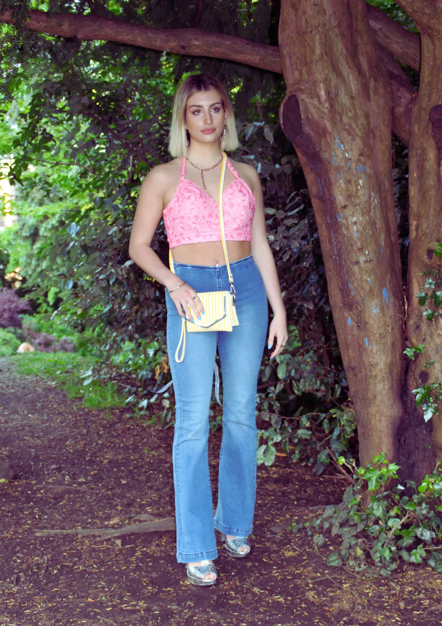 1960's Pink Festival Top