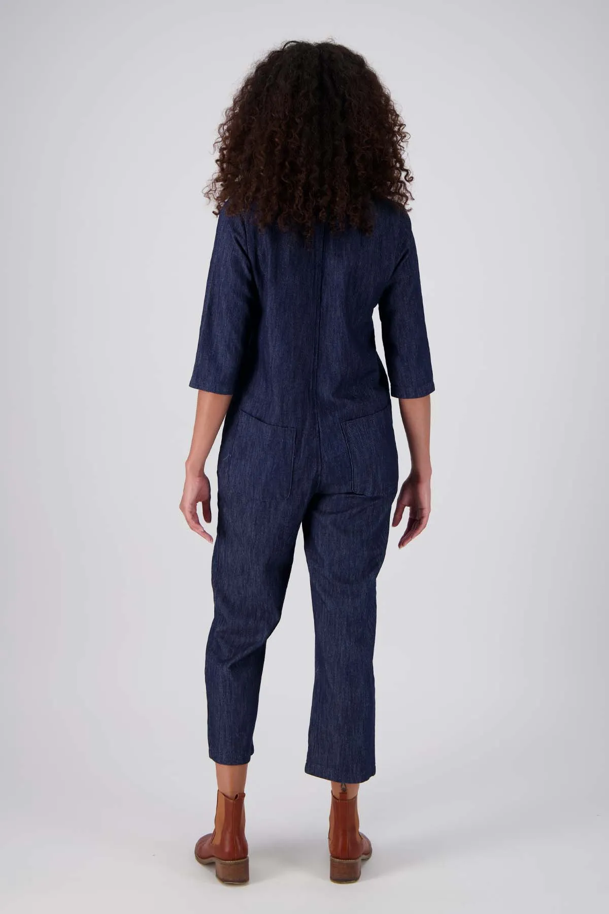 Artisan Jumpsuit Dark Wash Wash in Denim
