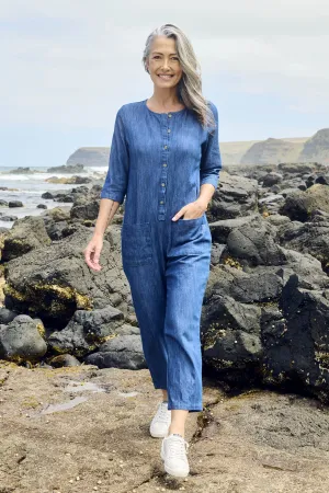 Artisan Jumpsuit Mid Wash in Denim