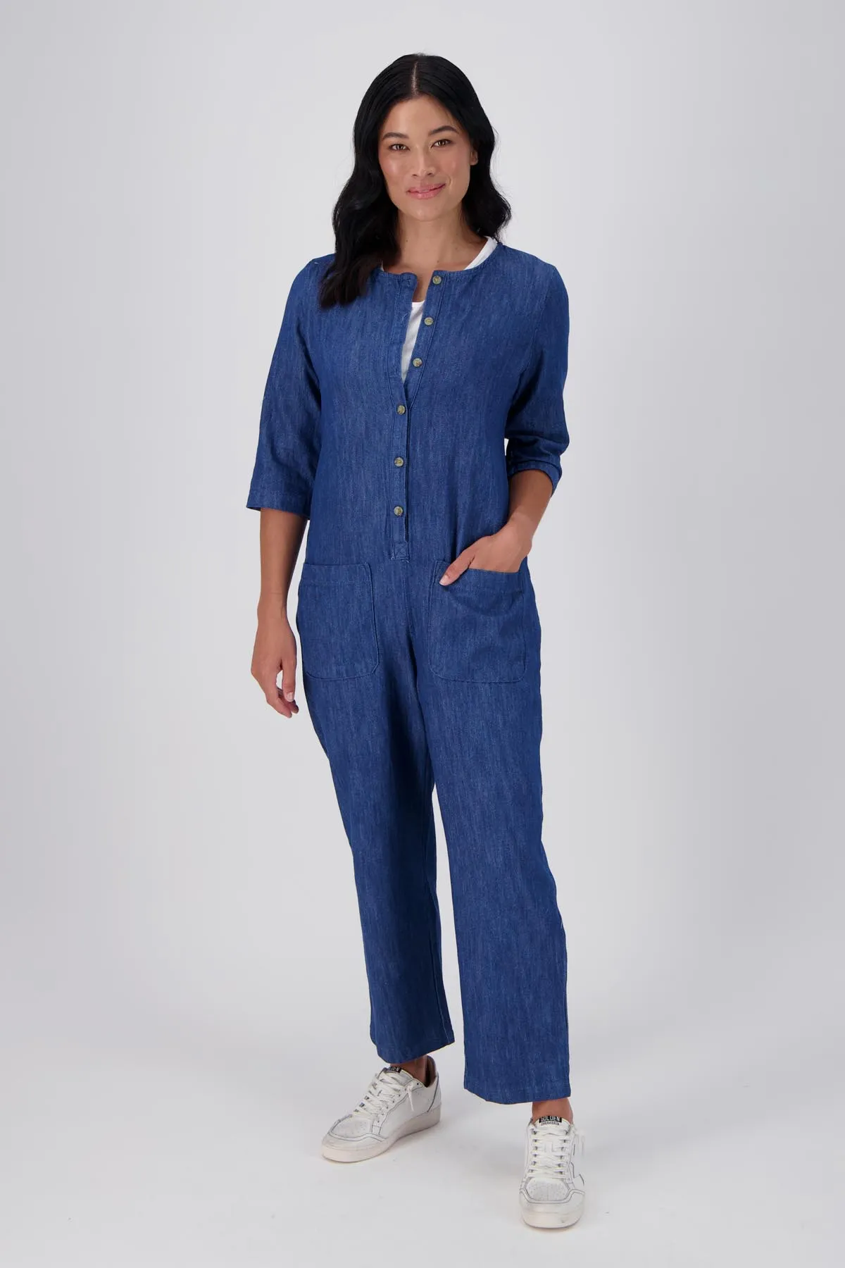 Artisan Jumpsuit Mid Wash in Denim