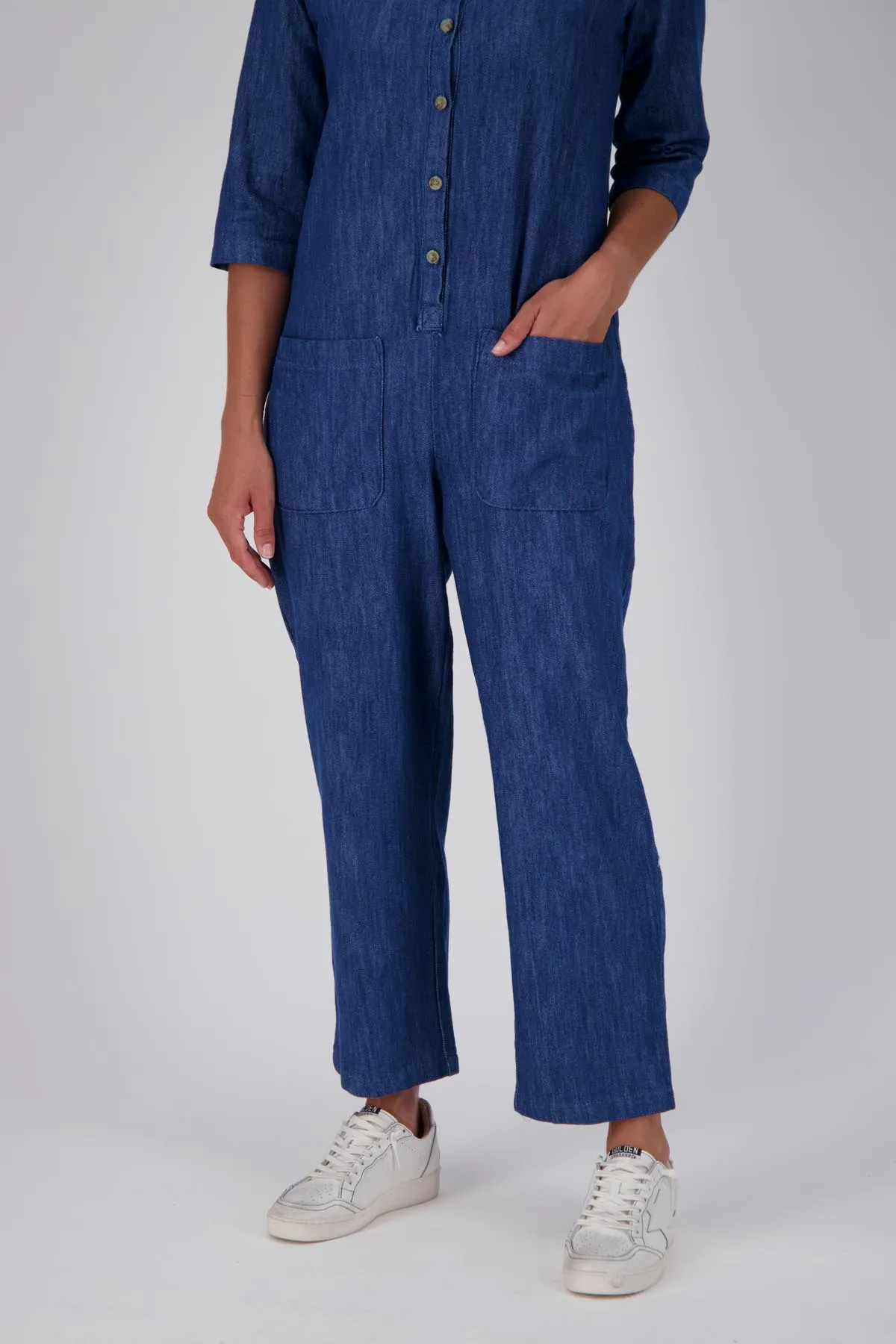 Artisan Jumpsuit Mid Wash in Denim