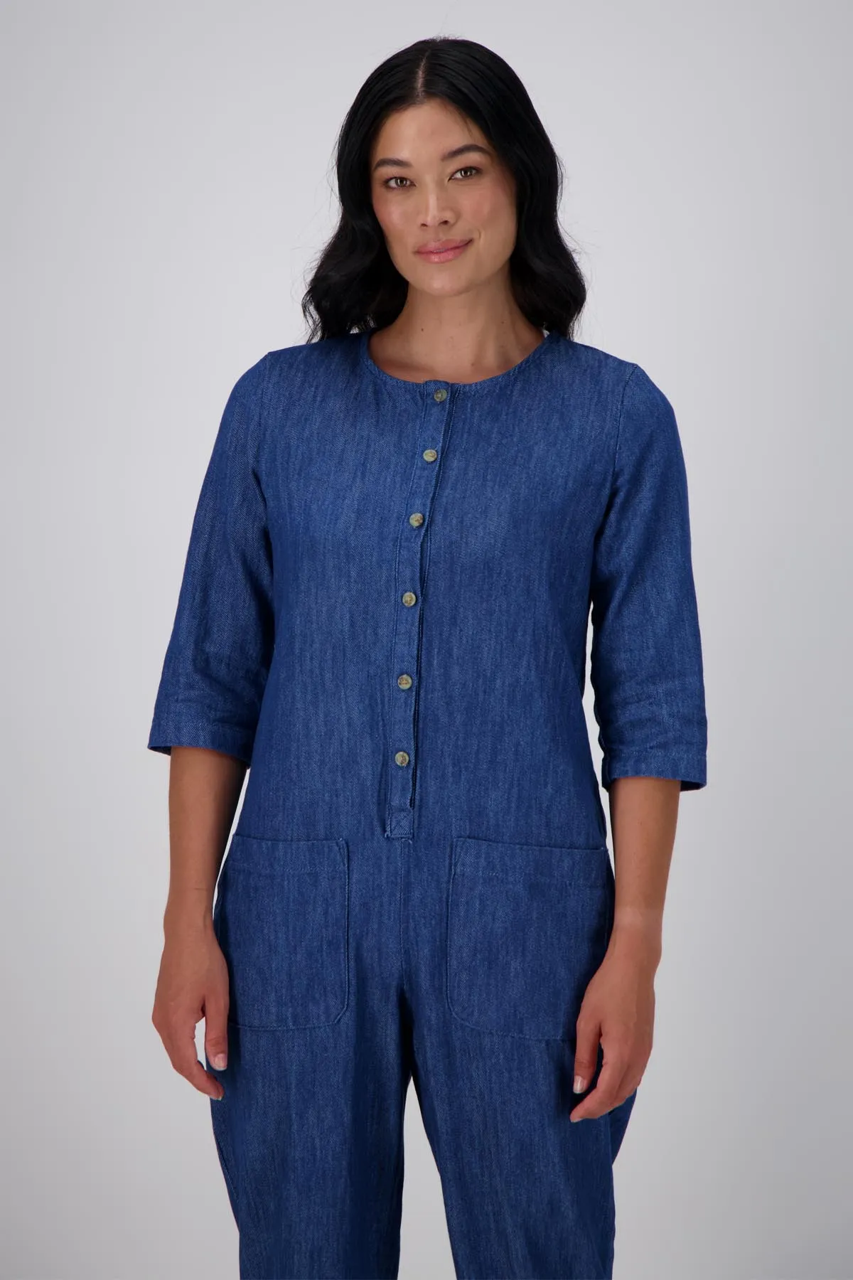 Artisan Jumpsuit Mid Wash in Denim