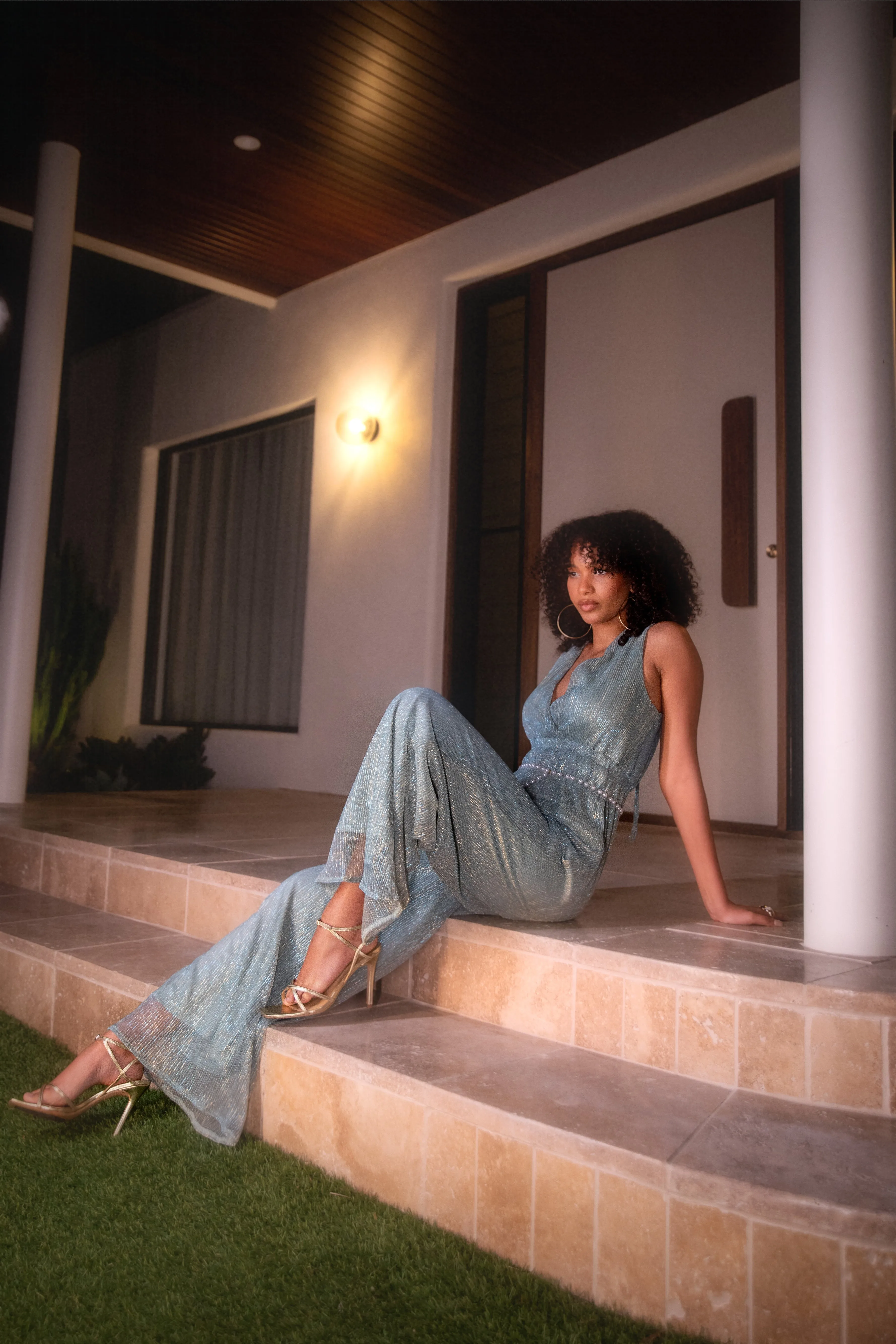 Betty Jumpsuit - Teal
