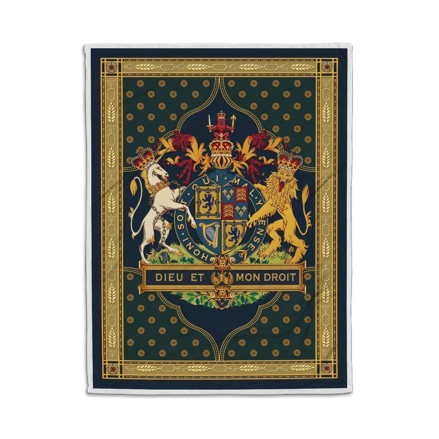 Blanket Stuart Coat of Arms
