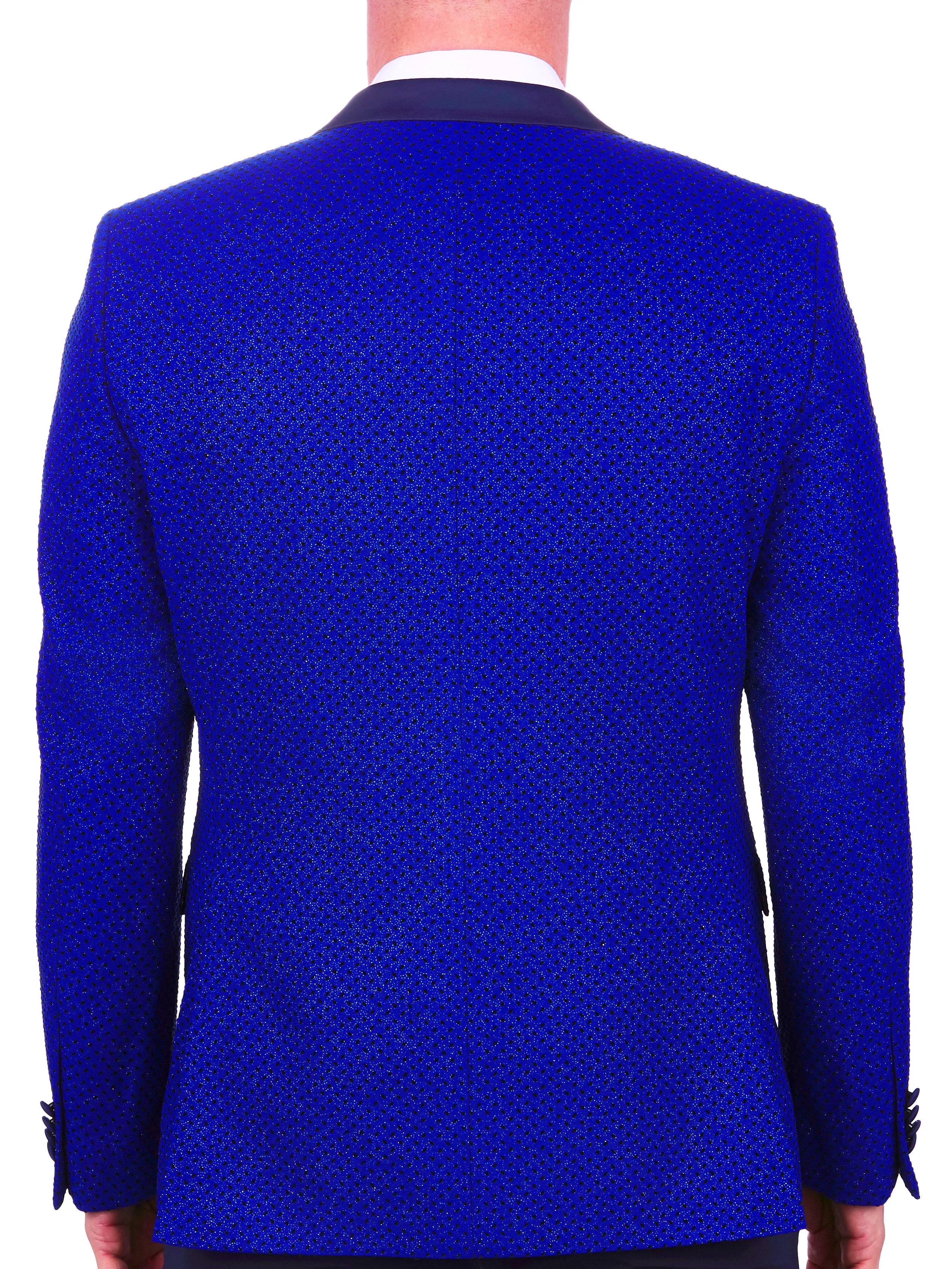 Blazer Tesla Flock dot Blue