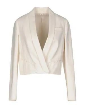 Brunello Cucinelli Women Blazer Ivory 10 UK