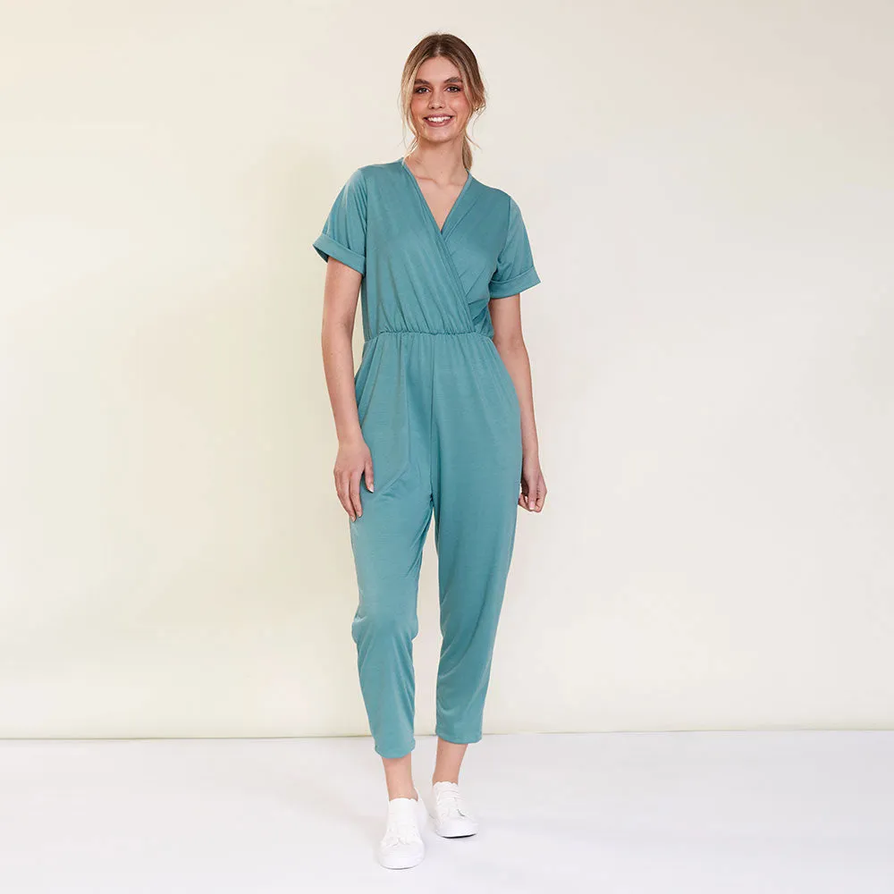 Callie Jumpsuit (Mint)