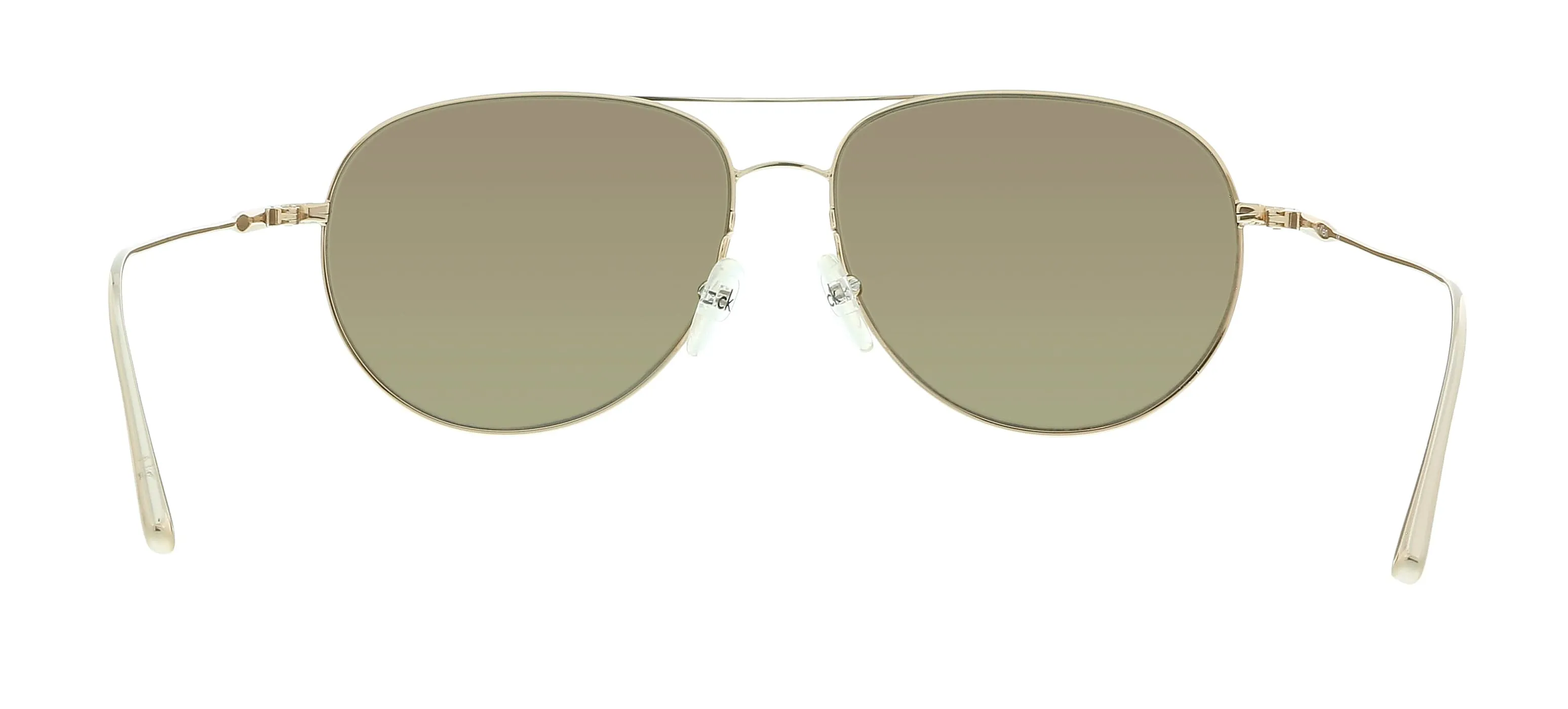 Calvin Klein CK2155S 717 Rose Gold Modified Rectangle Sunglasses