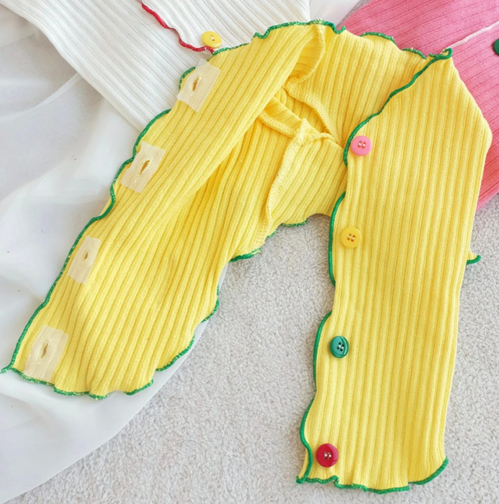 Candy Ribbed Cardigan