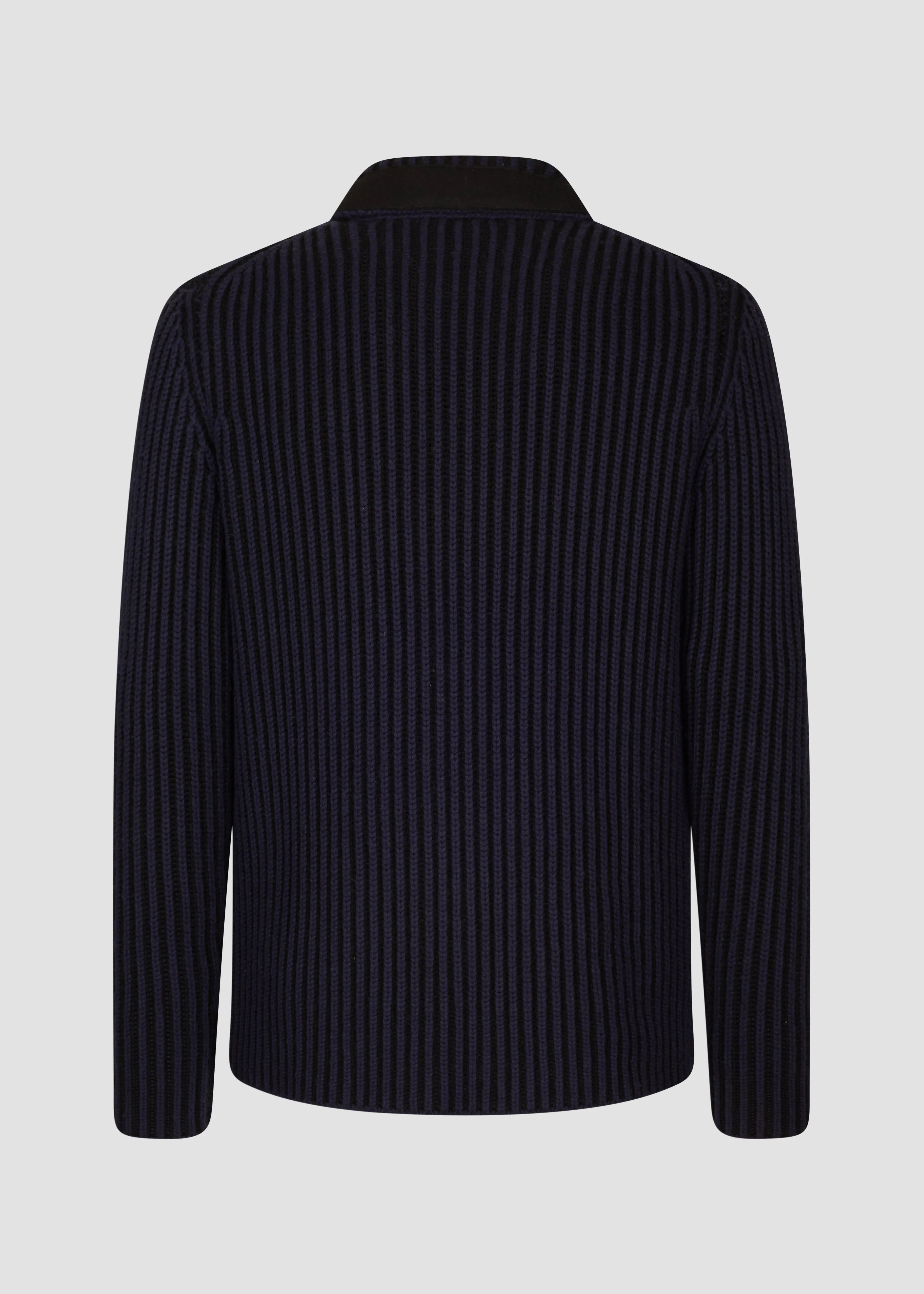 CARDIGAN IN DOUBLE SIDE RIB