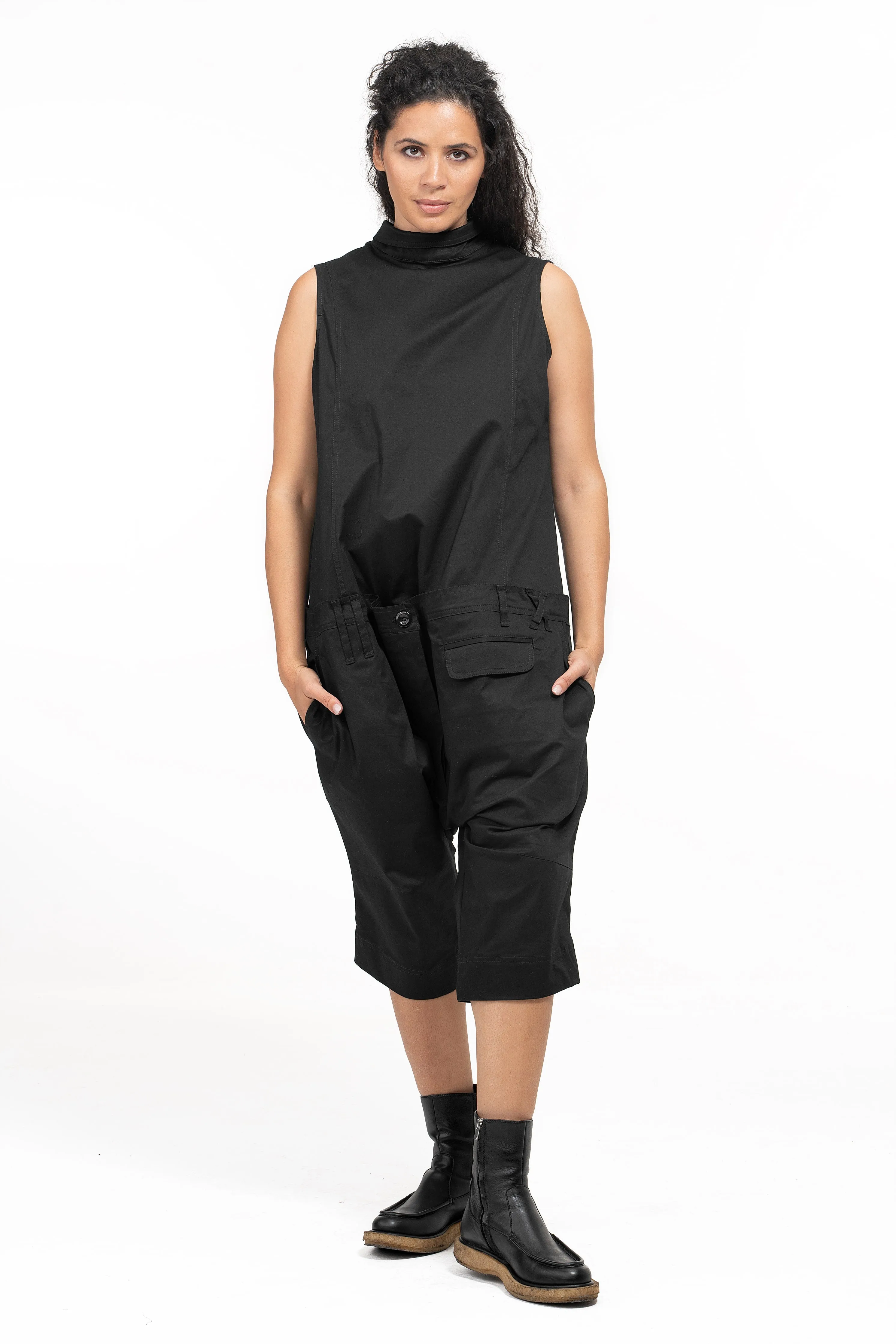 Casual Drop Crotch Jumpsuit Women's