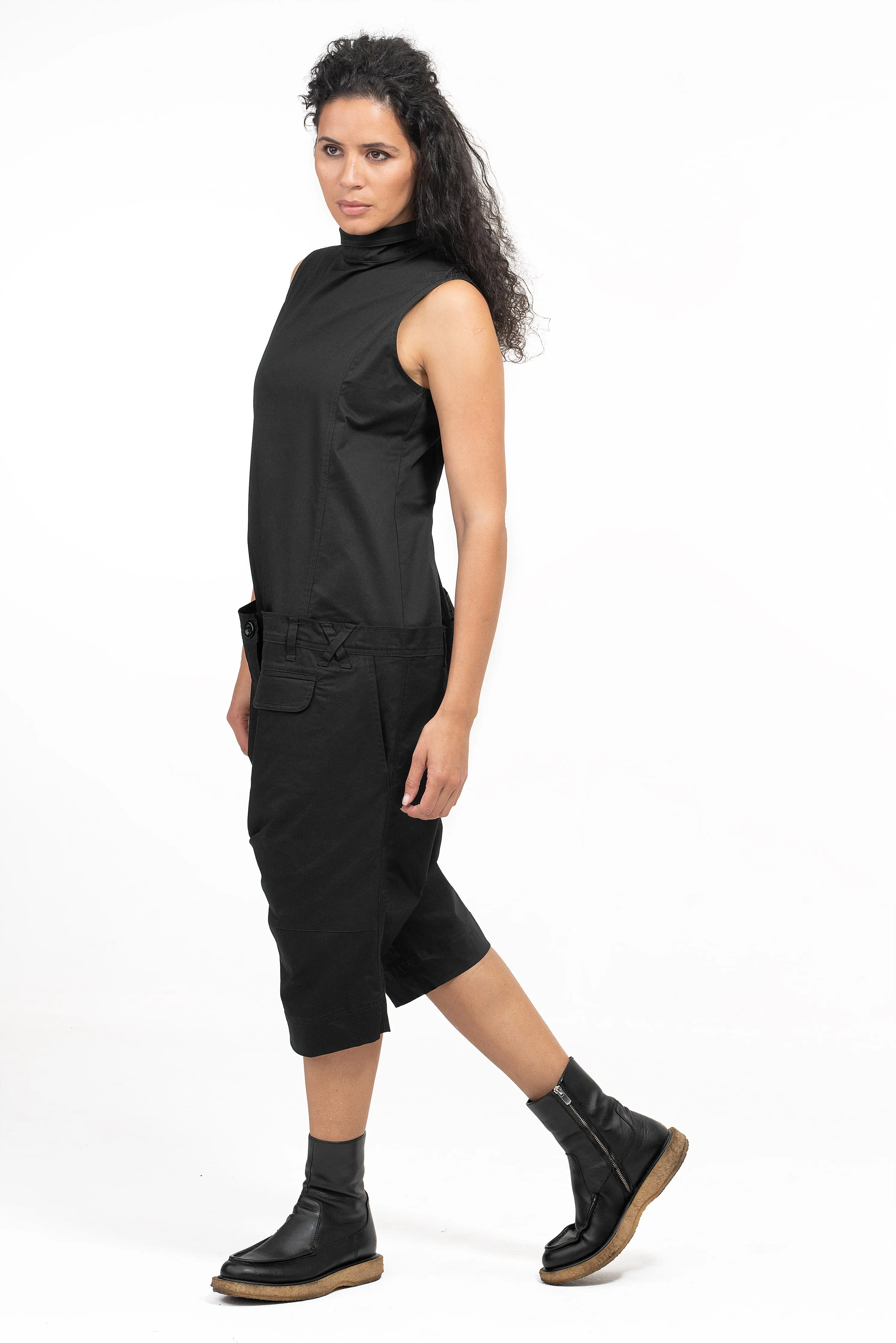 Casual Drop Crotch Jumpsuit Women's