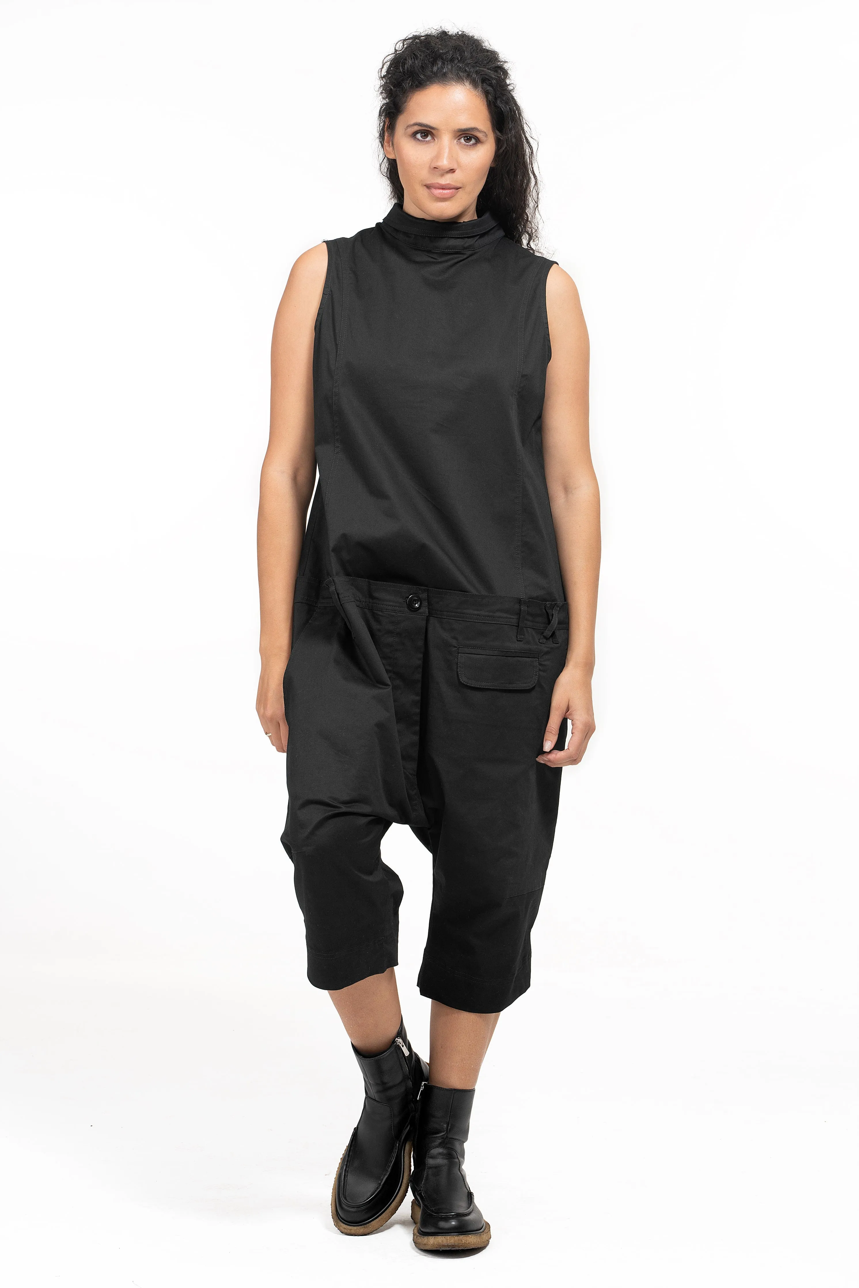 Casual Drop Crotch Jumpsuit Women's