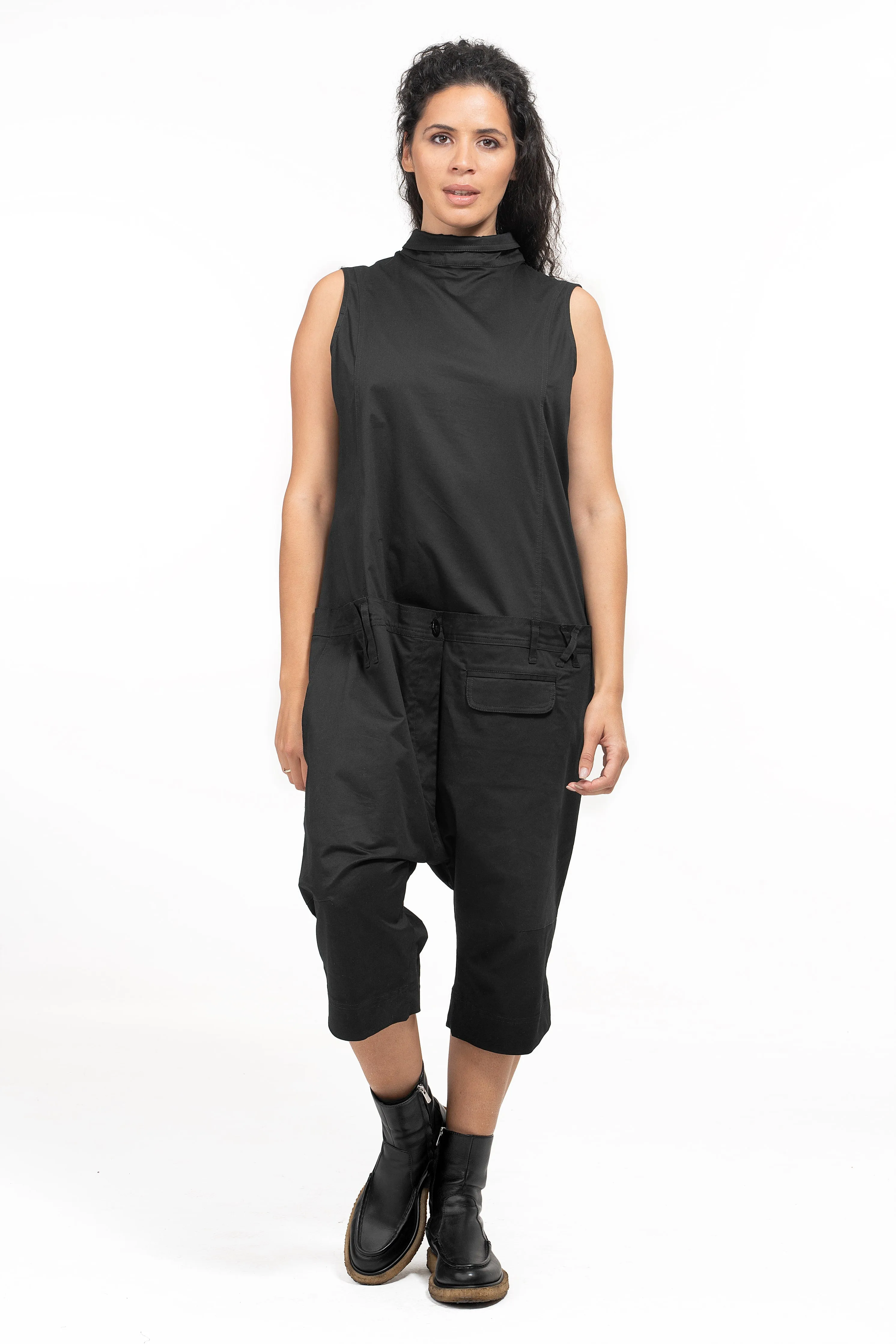 Casual Drop Crotch Jumpsuit Women's