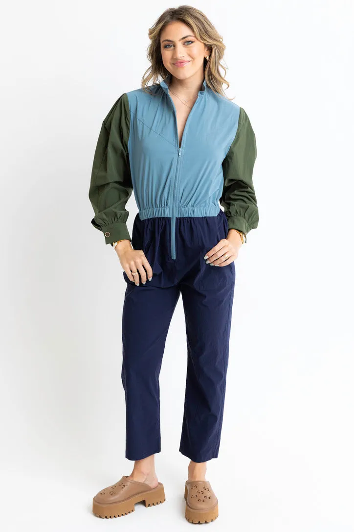 Color Block Performance Jumpsuit