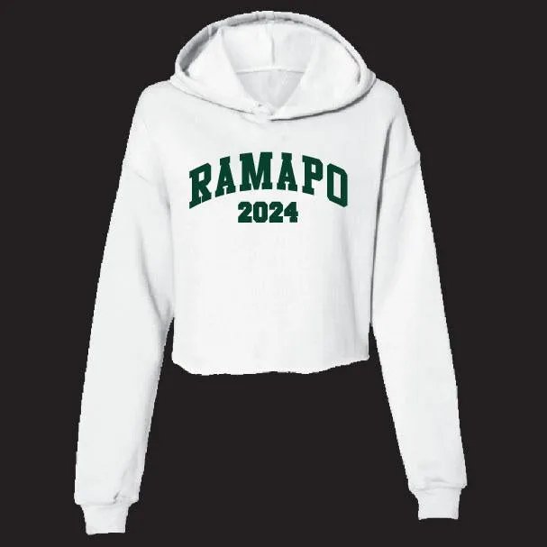 CROPPED LIGHTWEIGHT HOODIE / WHITE