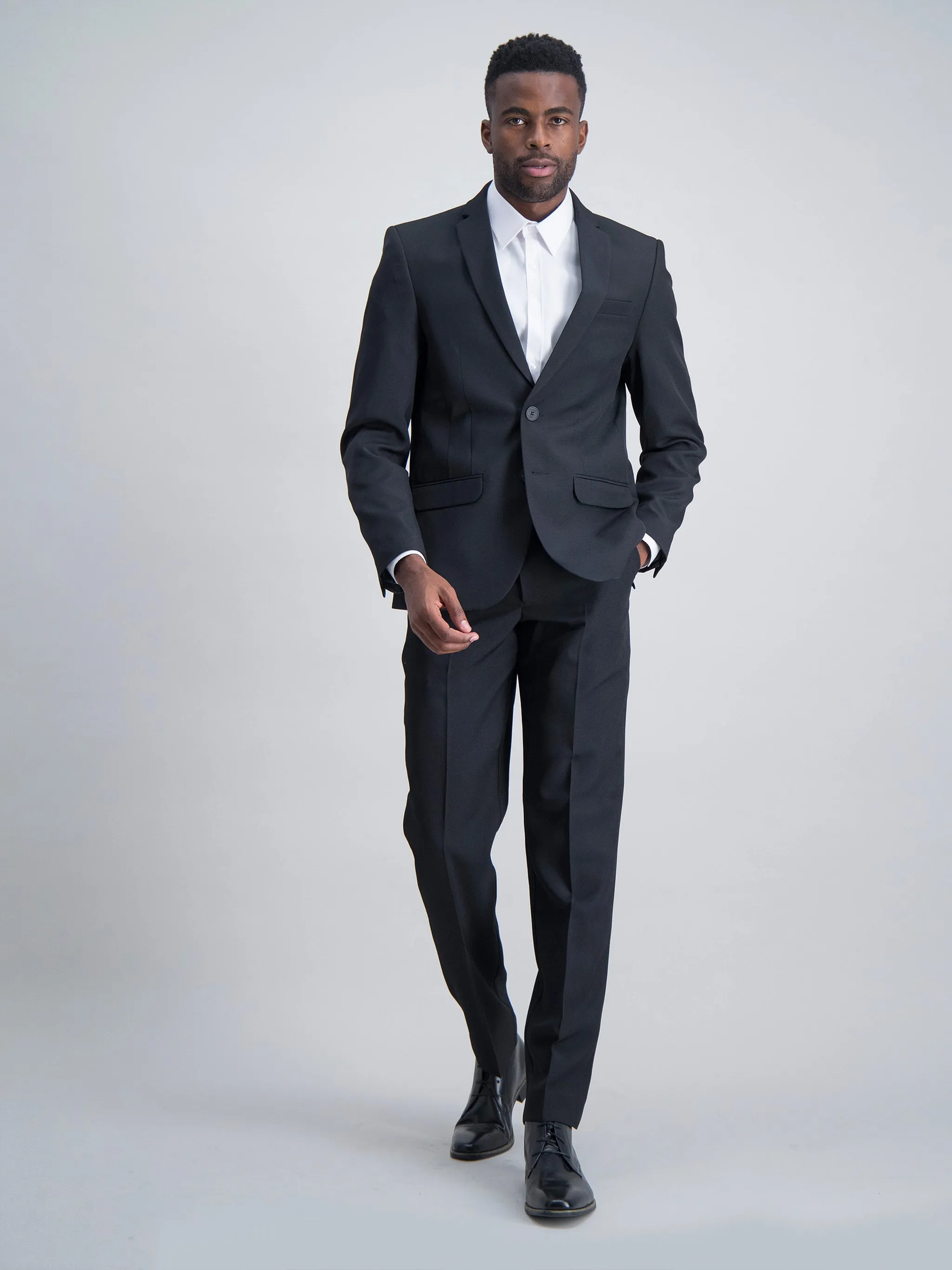 David fitted blazer  - black