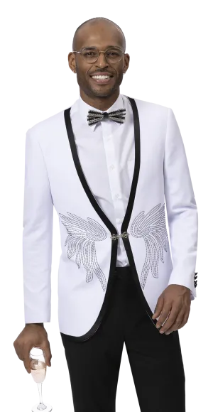 EJ Samuel White Blazer J172