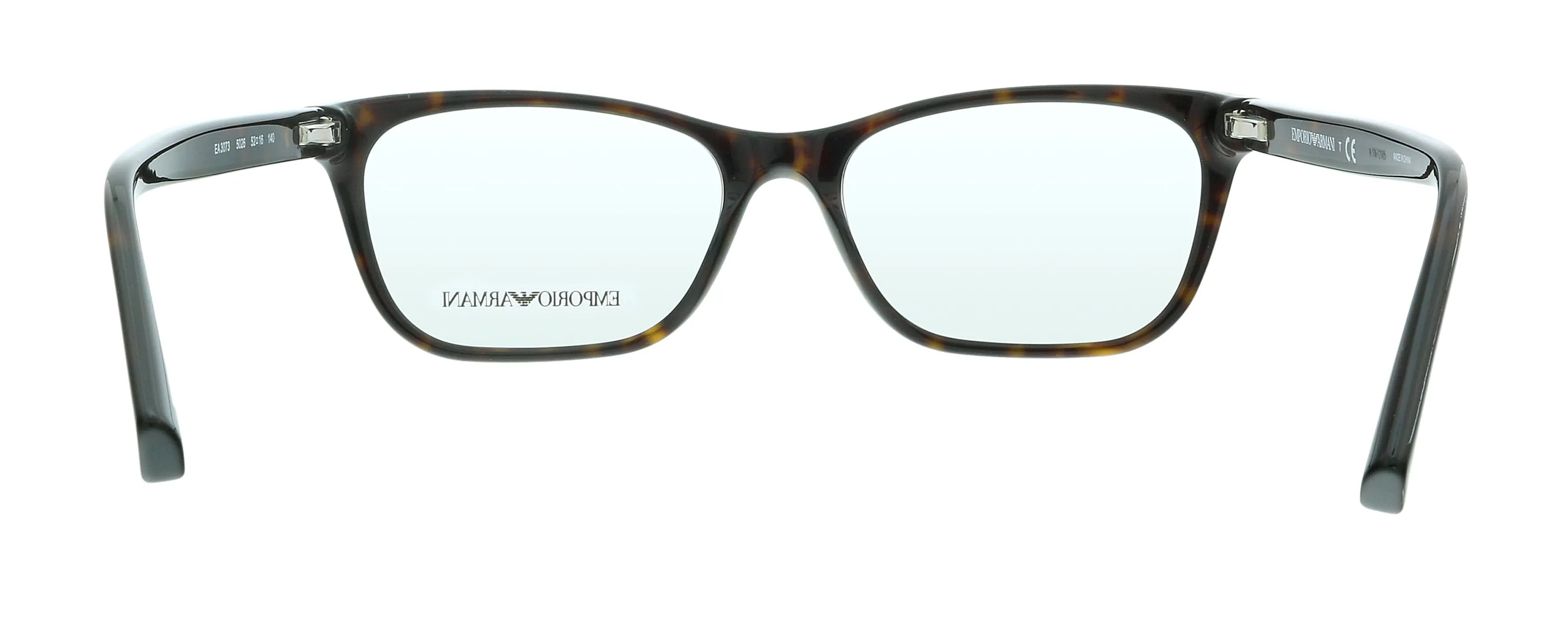 Emporio Armani 0EA3073 5026 Havana Rectangle Eyeglasses