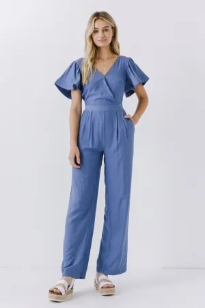 Endless Rose - Flounce Sleeve Jumpsuit