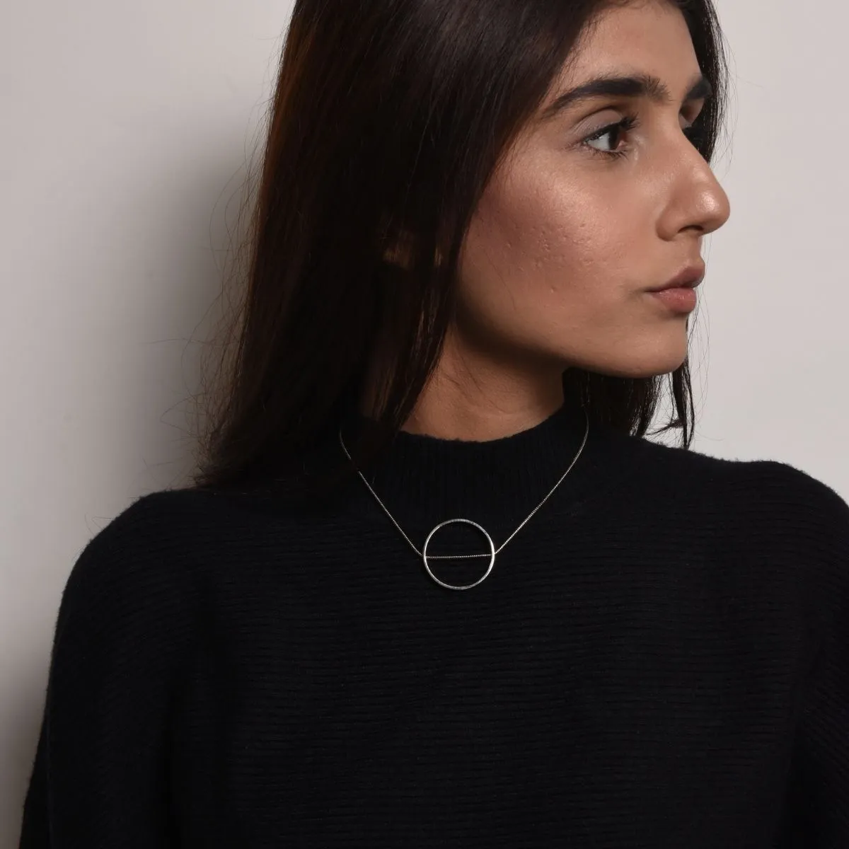 Gold Finished Brass Necklace For Women | Sleek Design | Hand Crafted