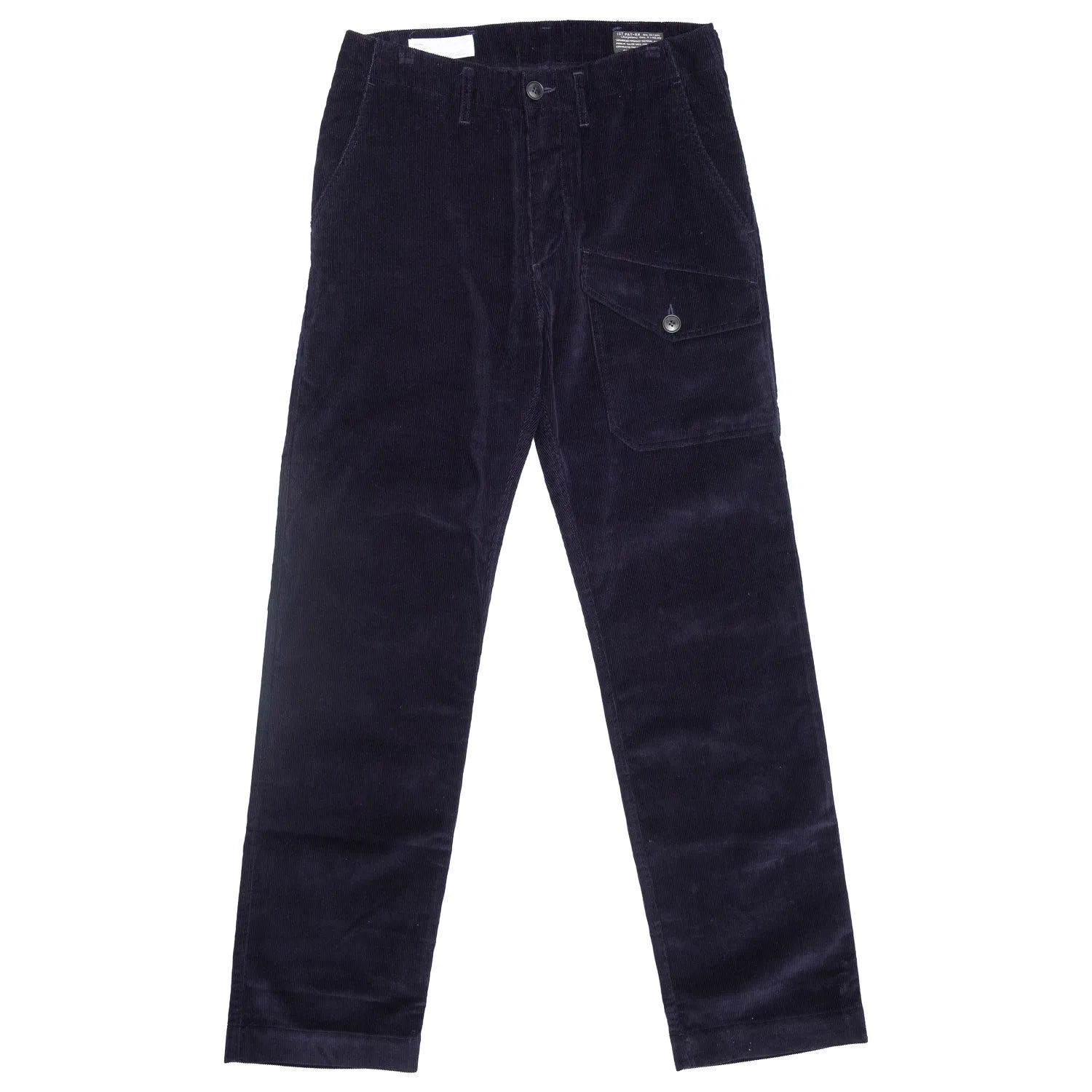 Harper Trousers in Navy Needlecord Corduroy