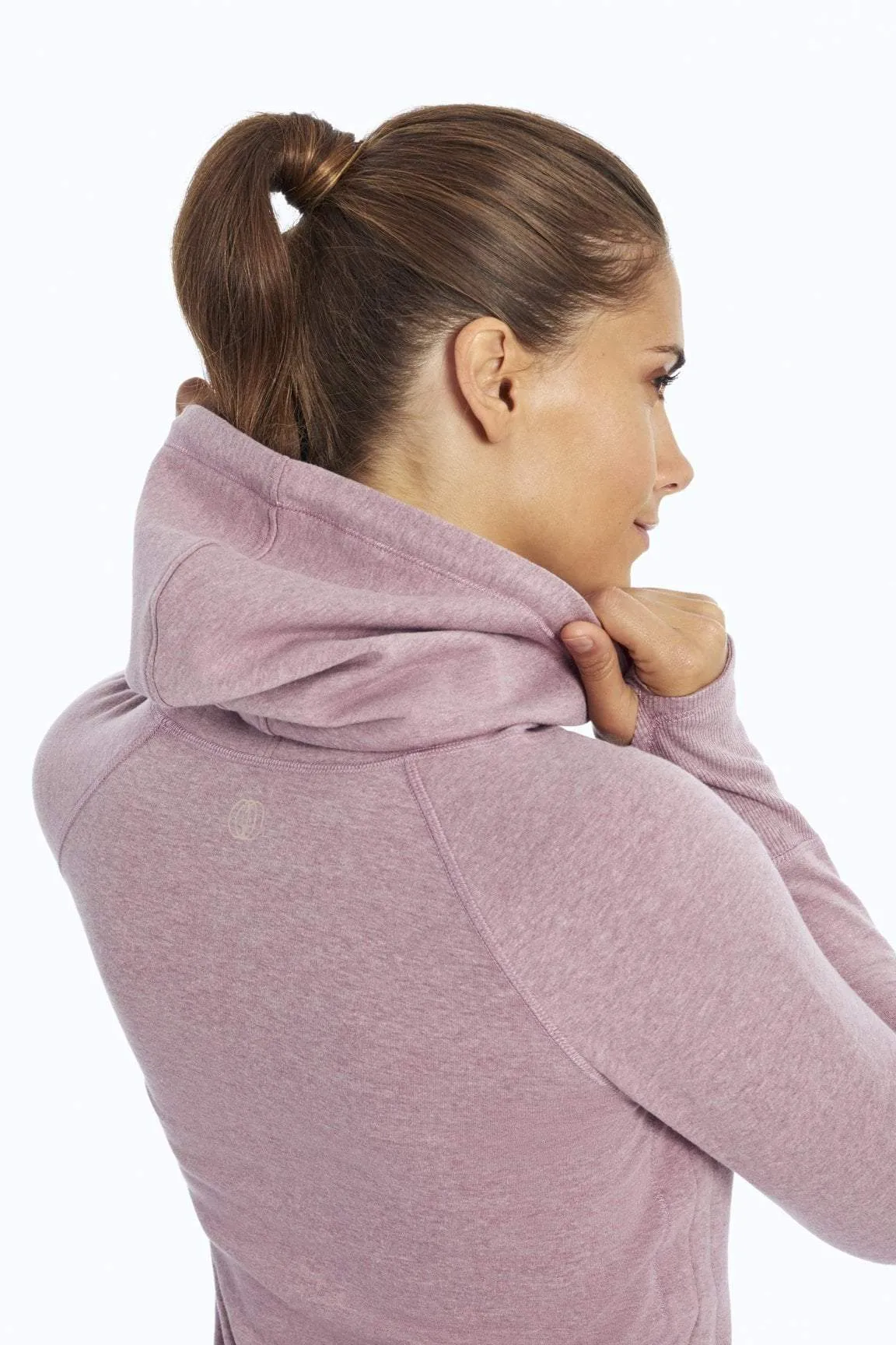 Hattie Hoodie (Heather Dusky Orchid)