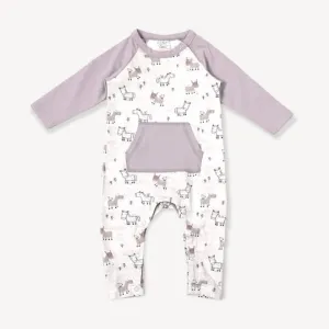 Horse Bird Pocket Jumpsuit
