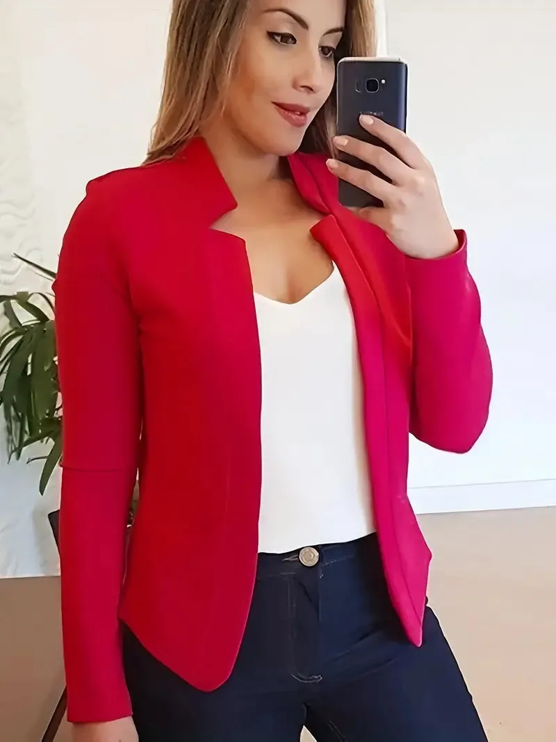 Jannie - Stijlvolle lange blazer voor het voorjaar