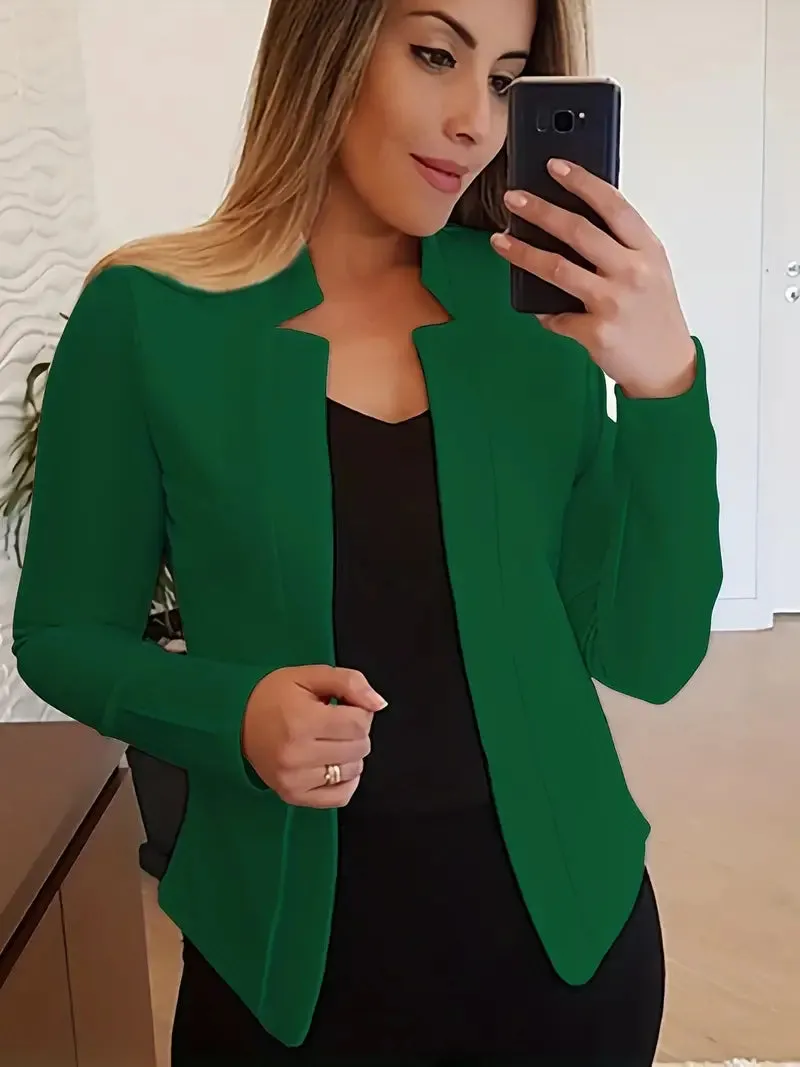 Jannie - Stijlvolle lange blazer voor het voorjaar
