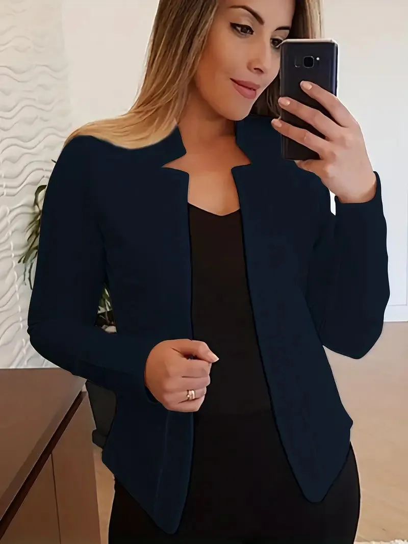 Jannie - Stijlvolle lange blazer voor het voorjaar