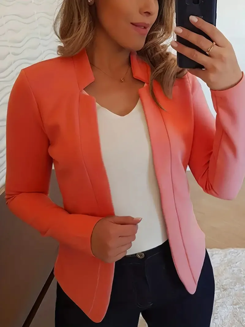 Jannie - Stijlvolle lange blazer voor het voorjaar