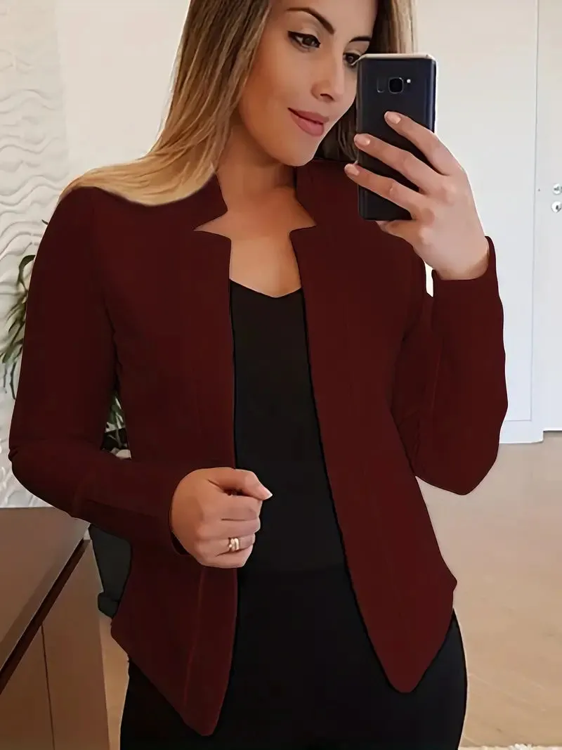 Jannie - Stijlvolle lange blazer voor het voorjaar