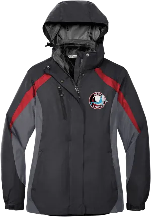 Jersey Shore Whalers Ladies Colorblock 3-in-1 Jacket