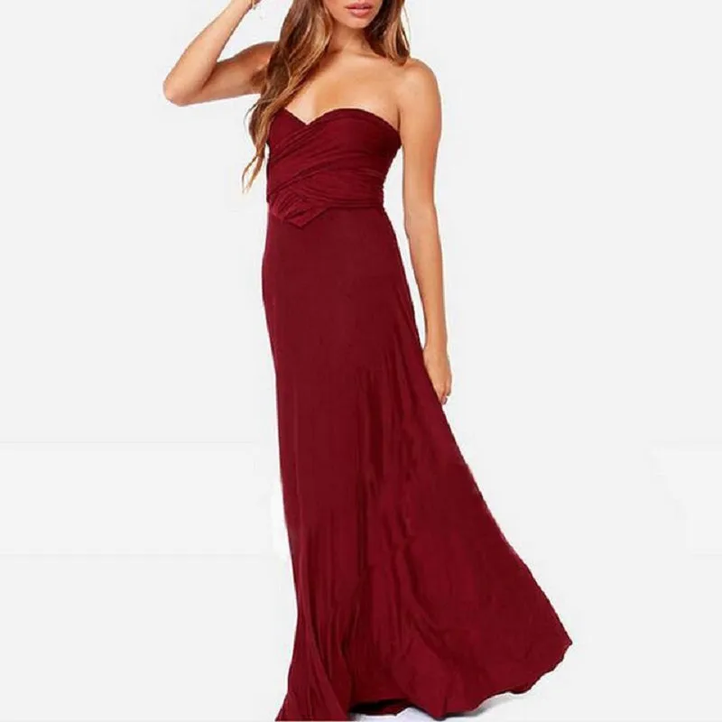 JuliaFashion - 2024 Women Maxi Club Dress Bandage Long Party Multiway Swing Dress