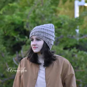 Knit Chunky Beanie | THE ODETTE