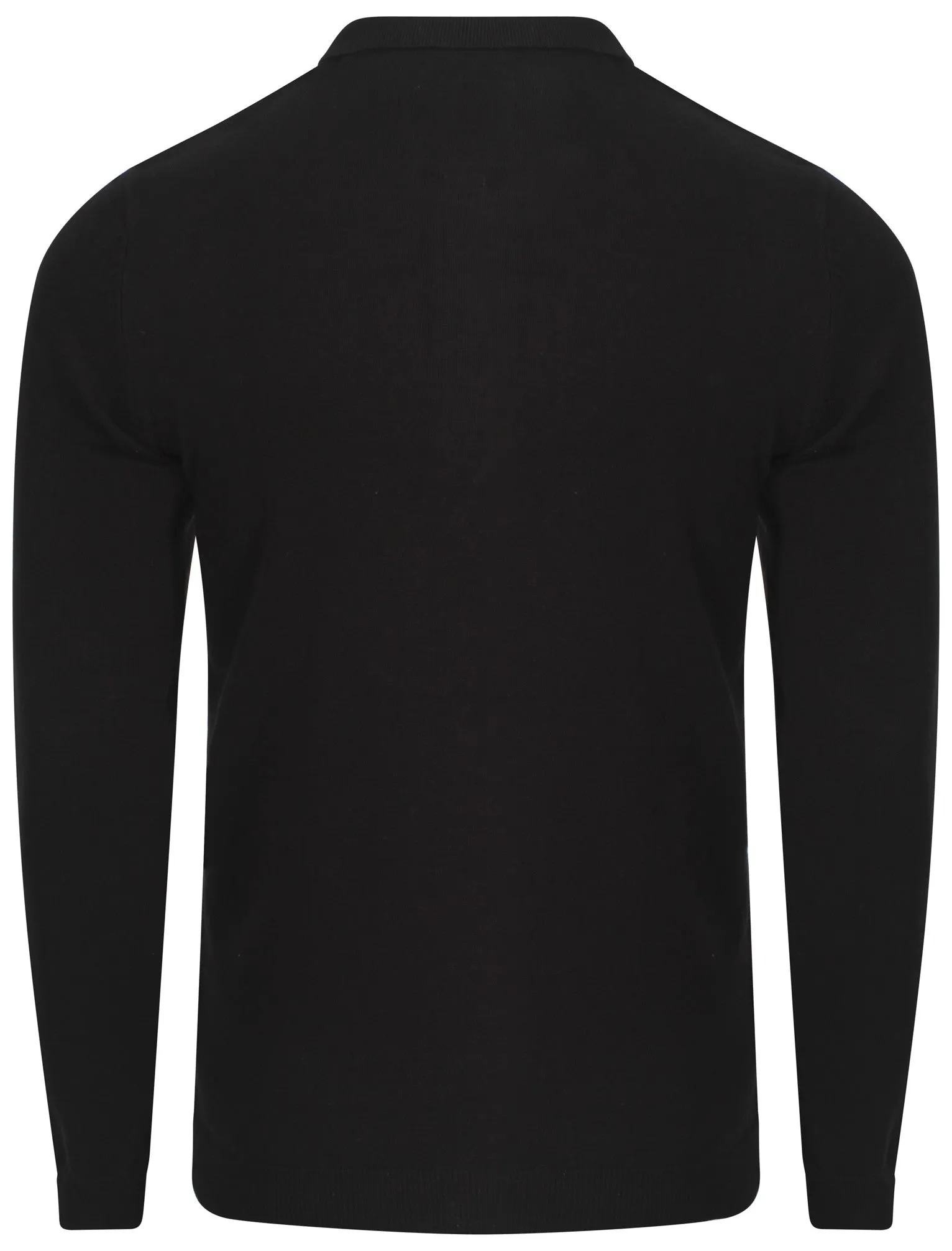 Le Shark Rutto knitted polo in black