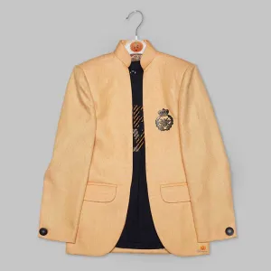 Lemon Party Wear Blazer for Boys