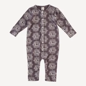 long sleeve button sport jumpsuit | cosmic moon | lenzing modal