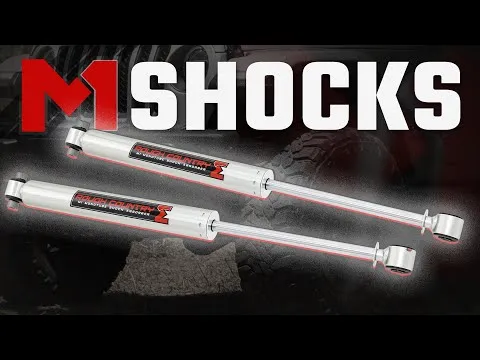 M1 Monotube Rear Shocks - 6-8" - Chevy/GMC S10 Blazer/S10 Truck/S15 Jimmy/S15 Truck 2WD/4WD