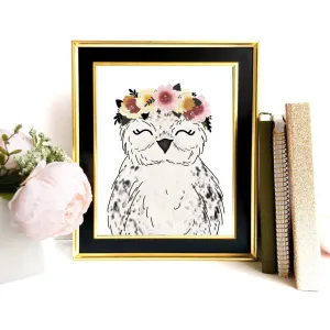 Magical Owl Art Print