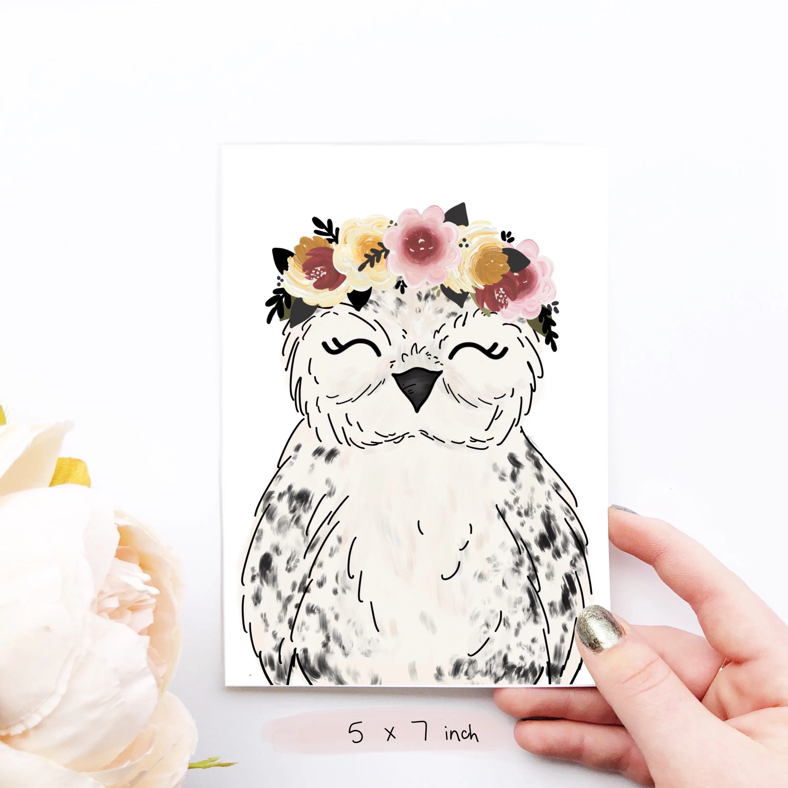 Magical Owl Art Print