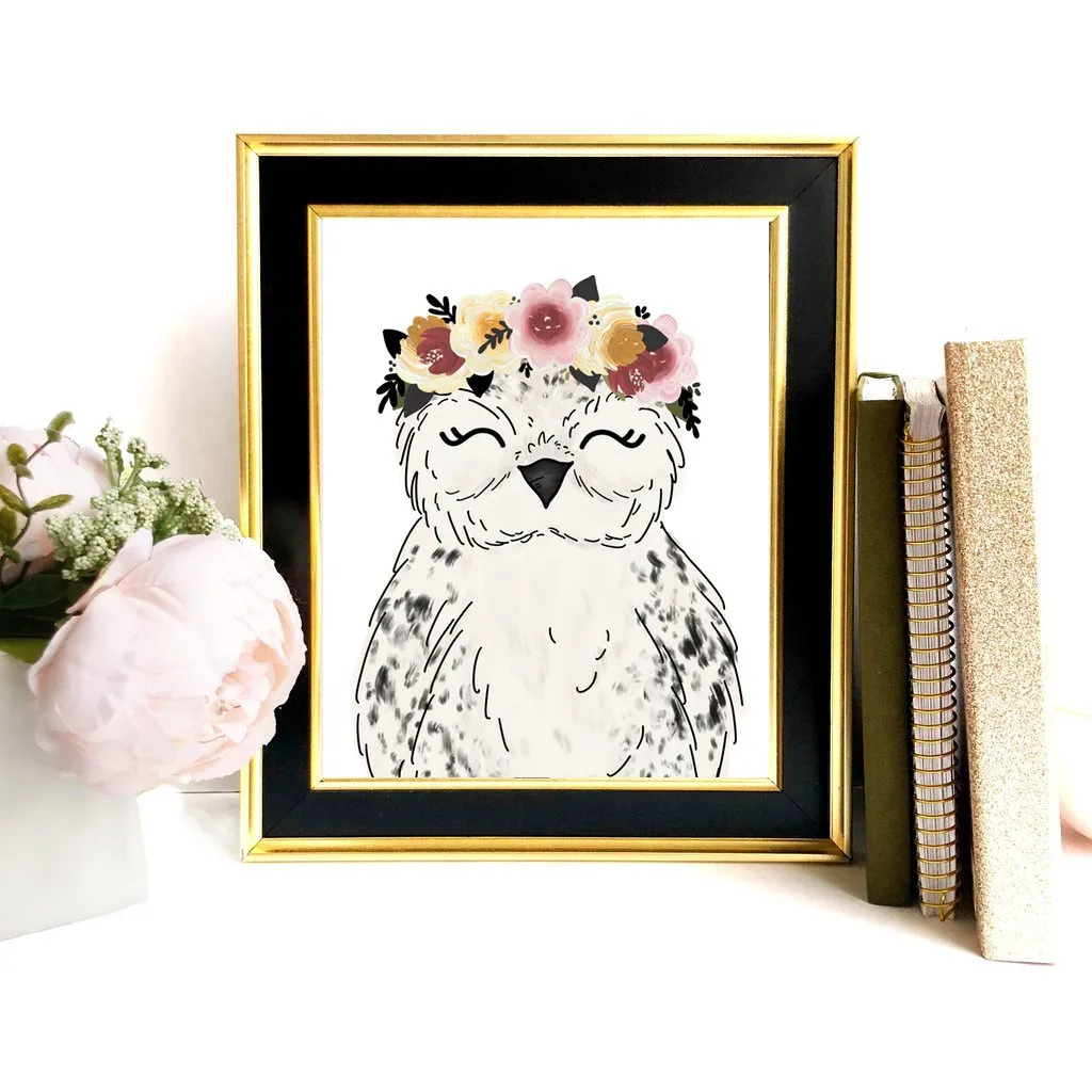 Magical Owl Art Print
