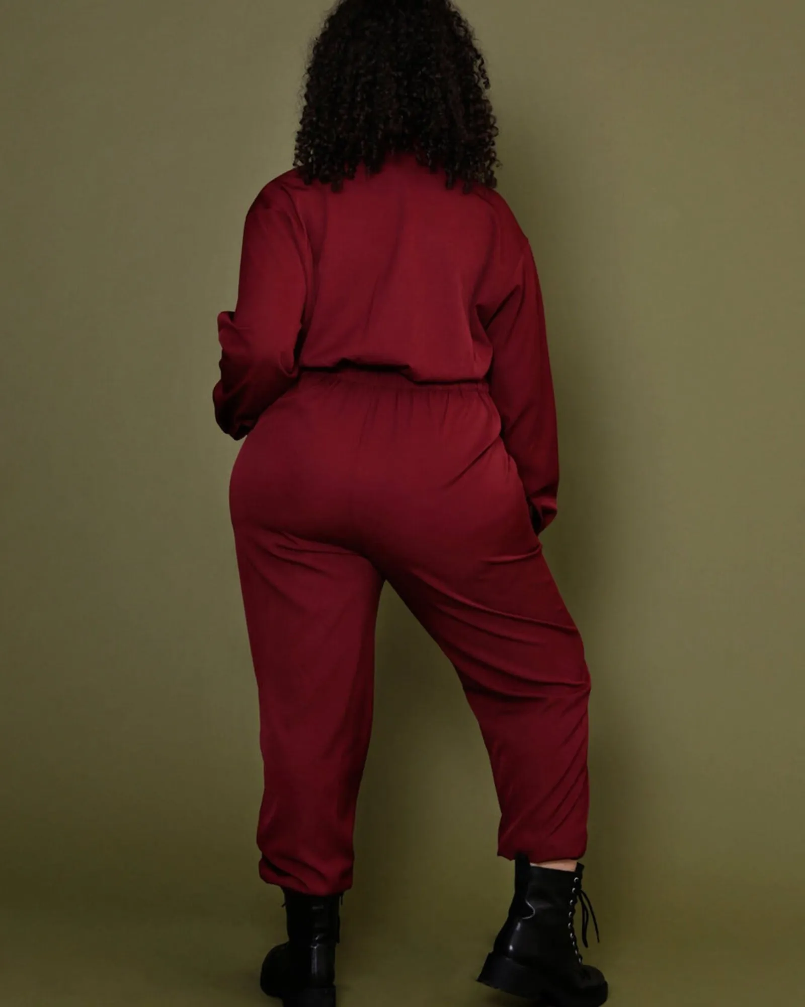 Malaya Modern Utility Jumpsuit | Rooibos