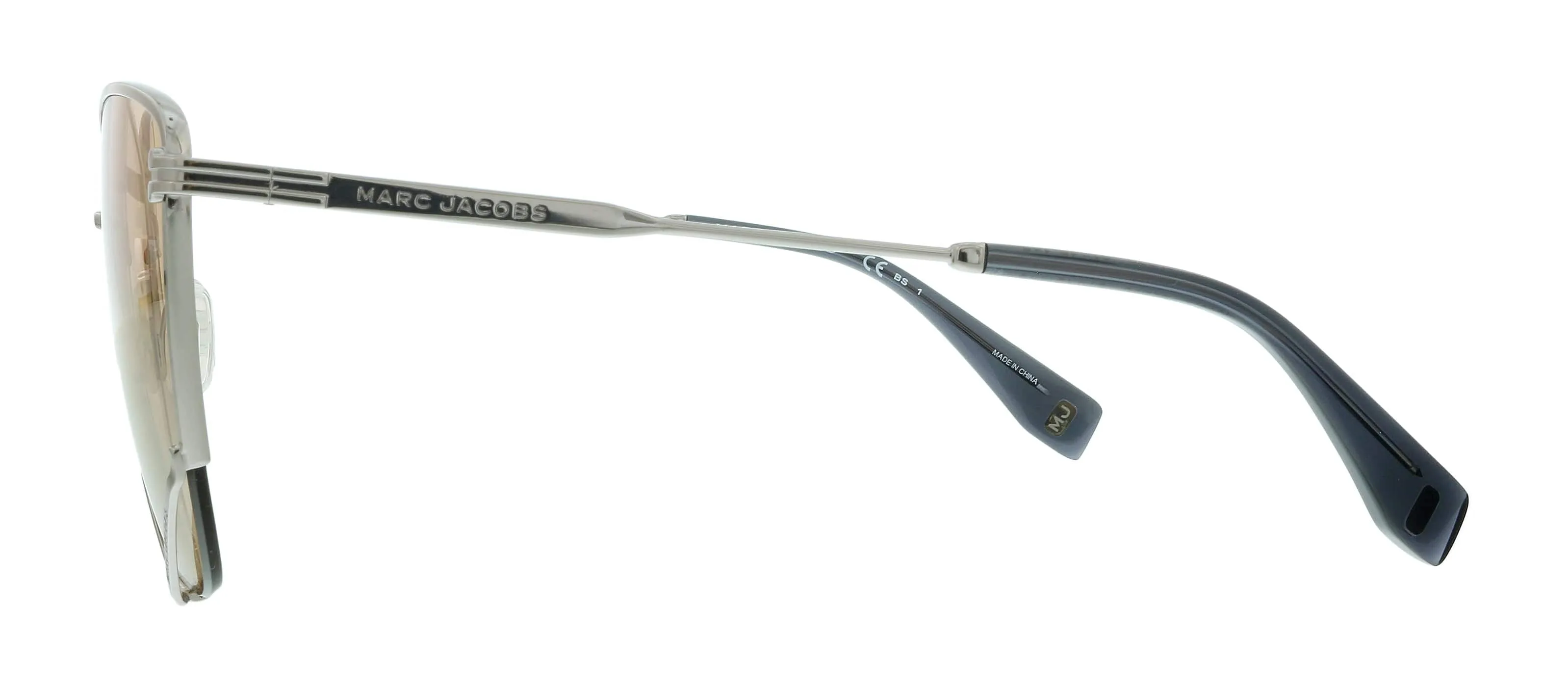 Marc Jacobs MJ 1006/S 70 06LB Ruthenium Geometric Sunglasses