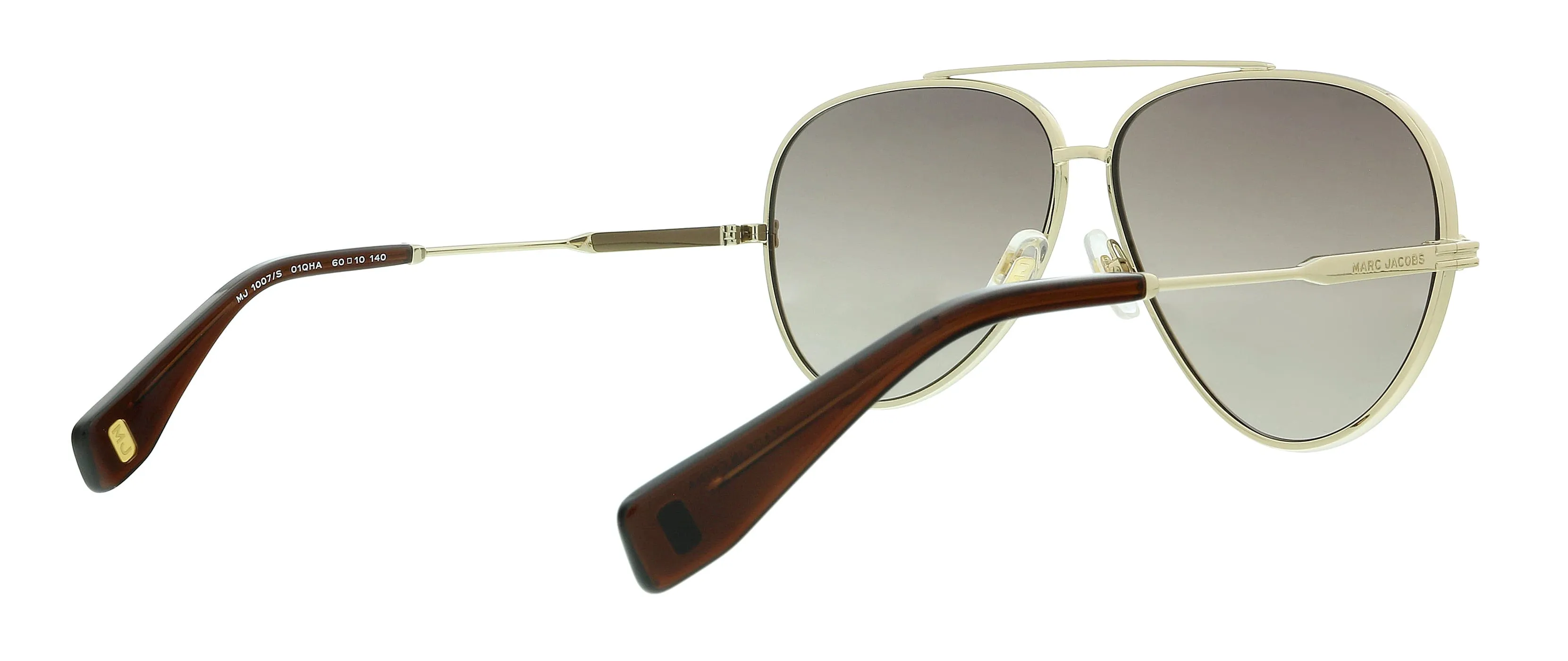 Marc Jacobs MJ 1007/S HA 001Q Gold Brown Aviator Sunglasses