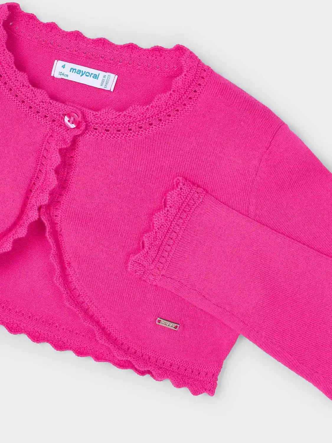 Mayoral Bolero Cardigan - Magenta